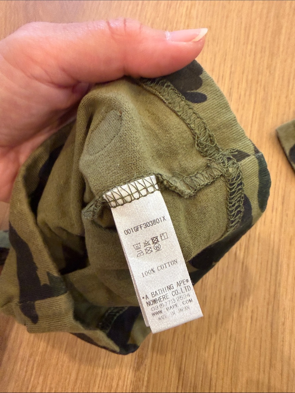 A Bathing Ape baby Camo Hat & Bodysuit Set - Green Camo - Picture 4 of 5